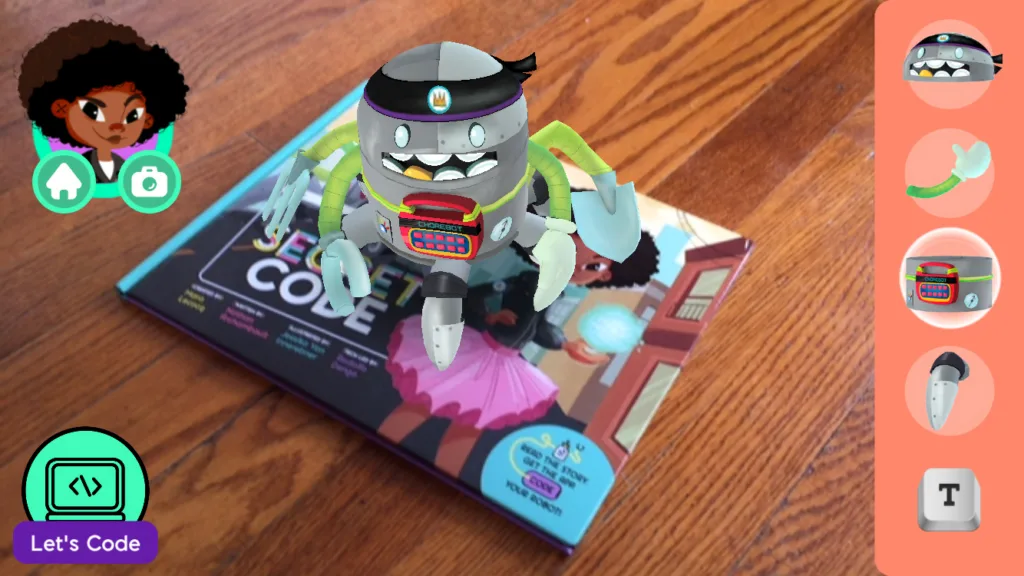 The new Secret Code book and app helps teach girls about coding