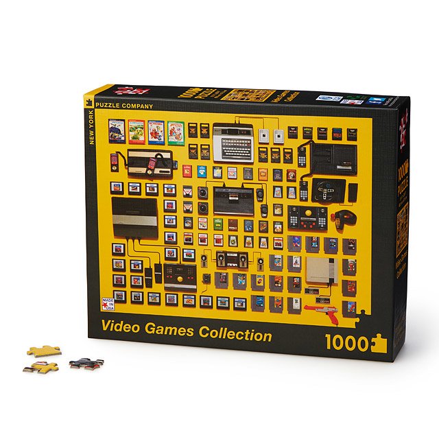 Delightfully geeky gifts under $20 | Video game collection puzzle Delightfully geeky gifts under $20 | Video game collection puzzle