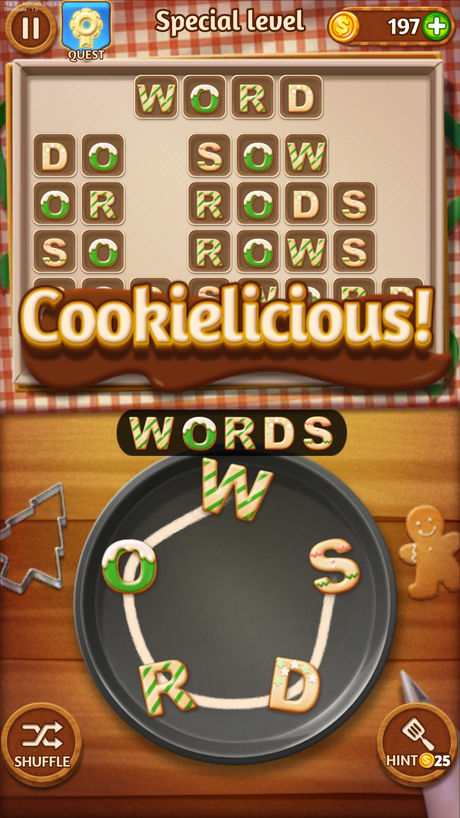 Fantastic iPad apps for 6 year olds: Word Cookies