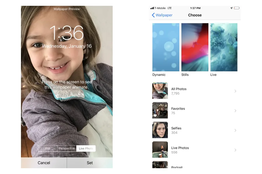 Here's how to set Live photos as your iPhone's wallpaper on CoolMomTech.com