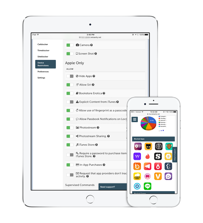 Ultimate Digital Parenting Guide: Netsanity offers a variety of blockers, from sites to apps, even games and YouTube filters