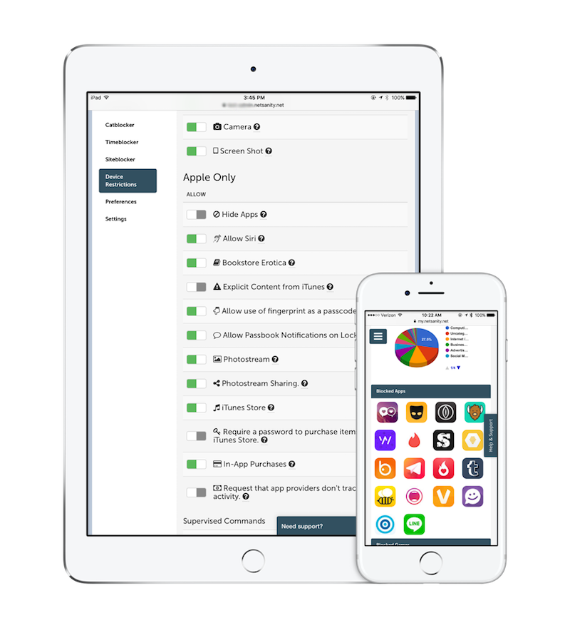 Netsanity helps you monitor your kid's screen time