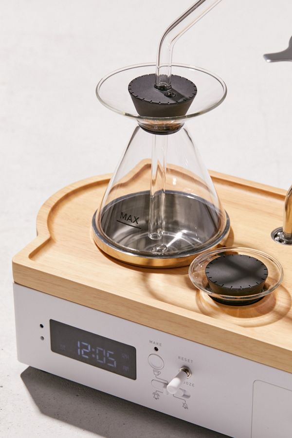 The Barisieur pour over coffee machine alarm clock. Because of course.