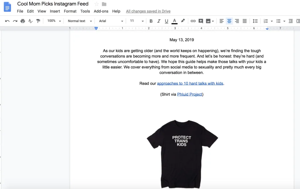 How to use Google Docs to message your kids