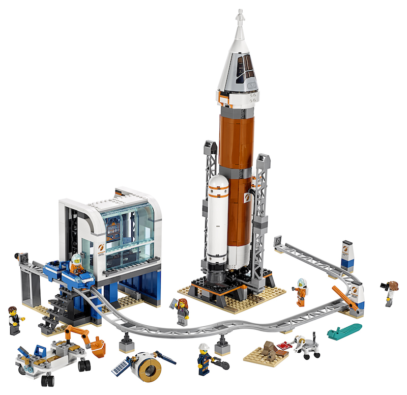 LEGO lunar landing space sets: the LEGO CITY Space sets focus on future Mars missions