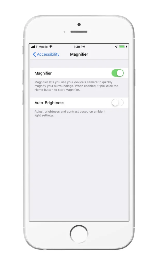 How to use your magnifier on iPhone