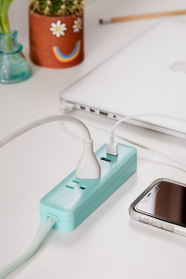 Pastel power strip at Urban Outfitters