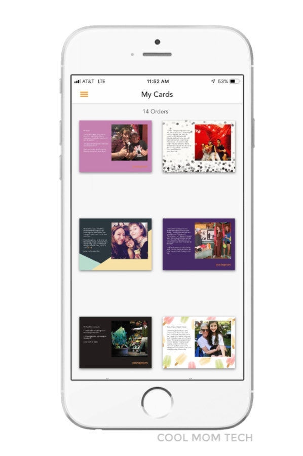Postagram app: A fast, easy way to send photo postcards to camp right from your phone | More: Cool Mom Tech