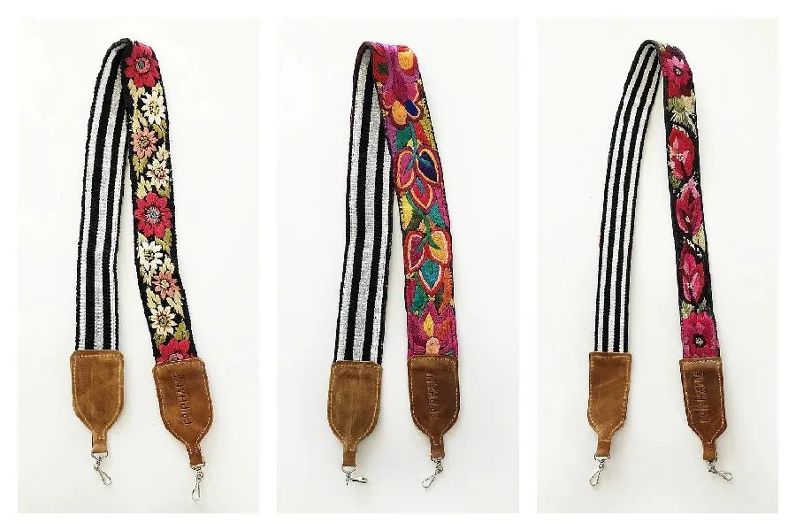 Beautiful vintage camera straps for snapping in style
