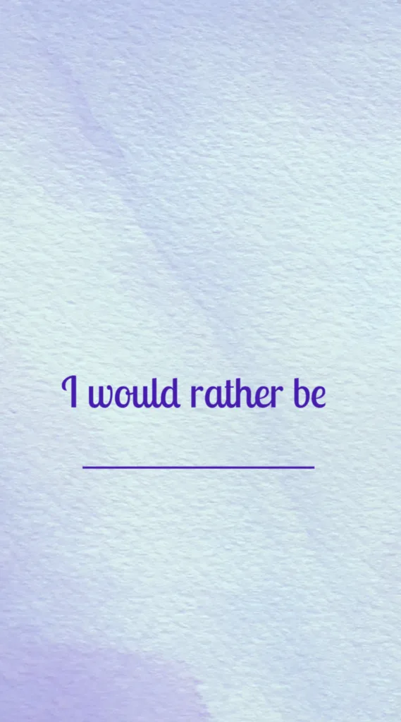 Lock screen wallpaper for more mindful screen time from Cool Mom Tech: What would you rather be doing?