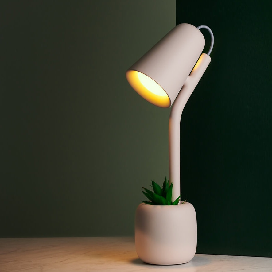 Gantri makes sustainable modern lighting from corn: Suyo desk lamp