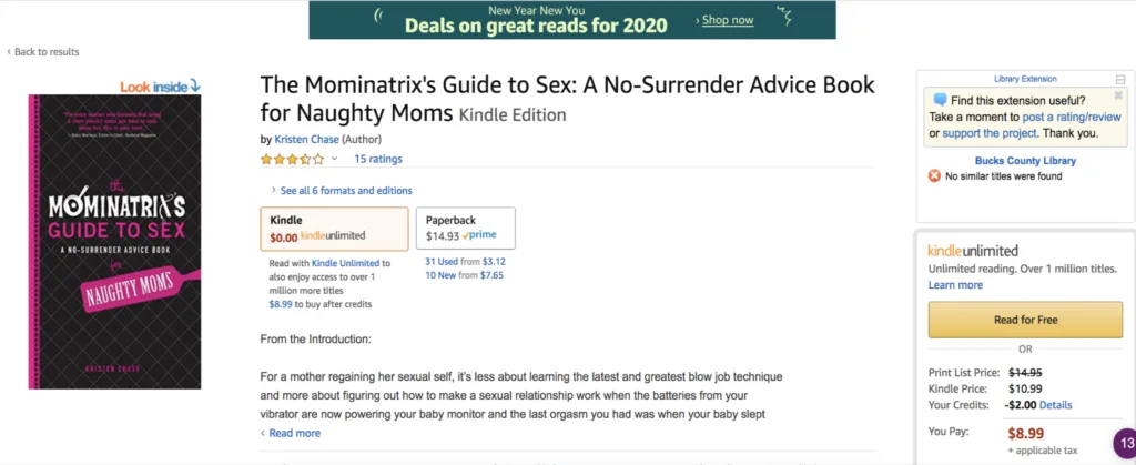 The Mominatrix's Guide to Sex | Library Extension The Mominatrix's Guide to Sex | Library Extension