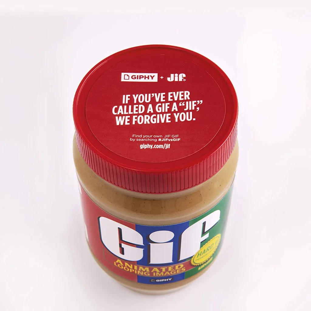 GIF limited edition peanut butter: Putting an end to the #GIFvsJIF debate! GIF limited edition peanut butter: Putting an end to the #GIFvsJIF debate!