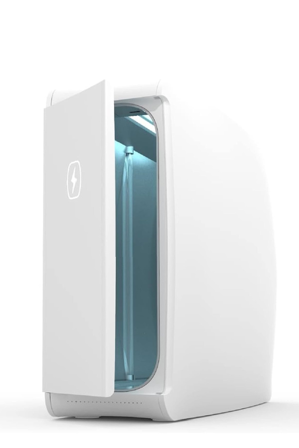 The HomeSoap universal UV disinfectant and charger for tablets and larger devices