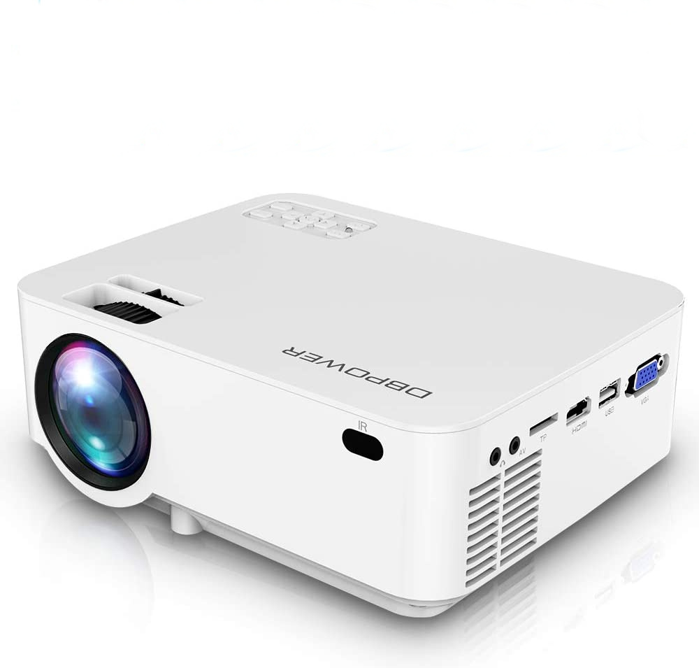 Home projectors for backyard movie nights: The DB Power mini projector is a great option for budget-conscious consumers or anyone buying a projector primarily for their kids.