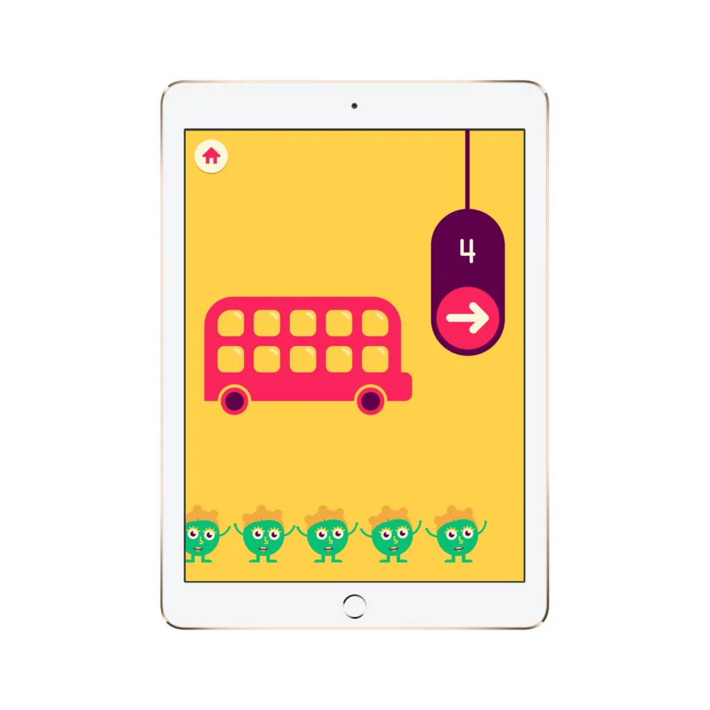 10 of the coolest math apps for preschoolers and little kids: Quick Math Jr. 