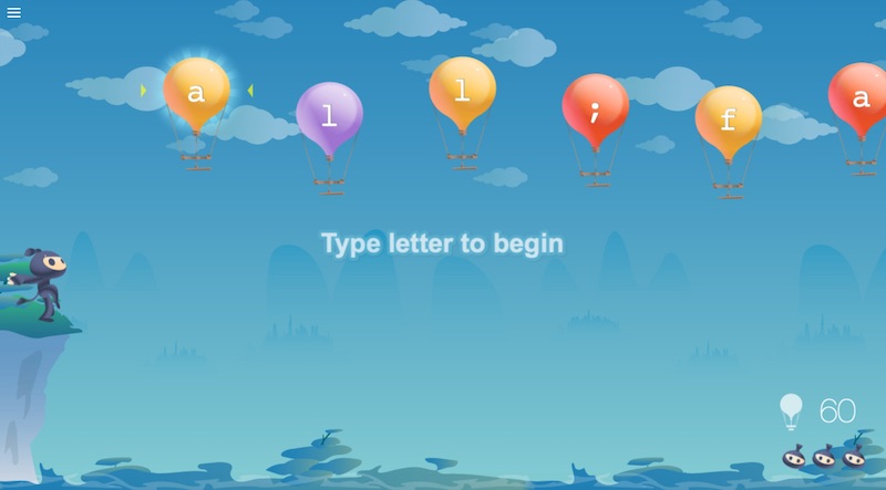 5 great typing games for kids: You get the perfect blend of lessons and games at Typing Club.