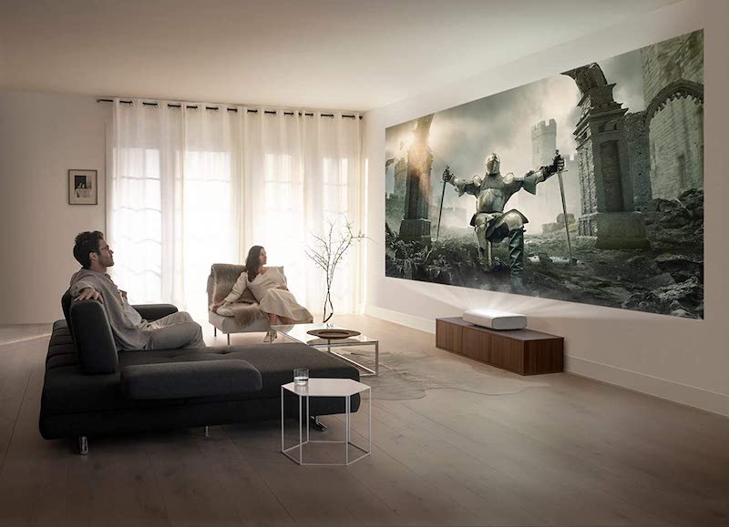 Gift ideas for a home movie theater: The Samsung Premiere projector 