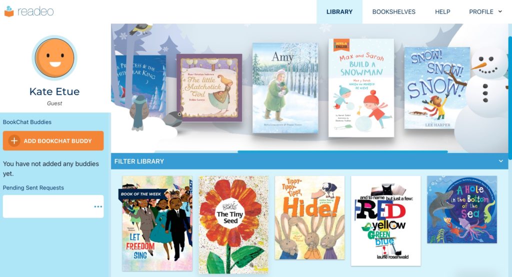 Choose from diverse, celebrated children's books to read with family or friends on Readeo.