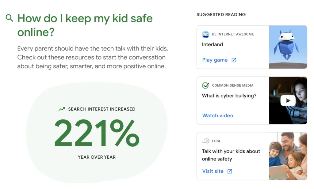 The new families.google | Digital parenting support for families | sponsor