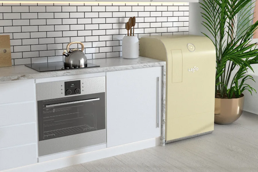 Check out the Lasso closed-loop home recycling bin. One word: Wow.