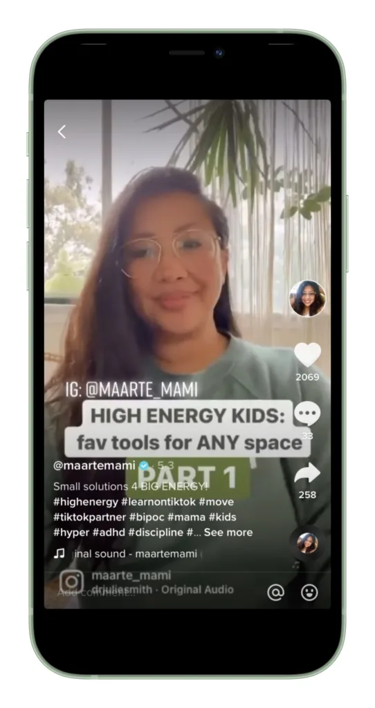 My favorite Tiktok parenting experts: Maarte Mami @maartemami