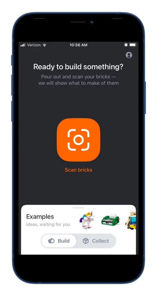 The Brickit app scans your LEGOs to help you come up with cool new designs.