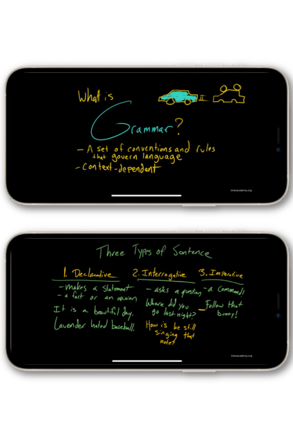 Best reading apps for teens in high school: Khan Academy is fantastic for advanced grammar, reading, and test prep