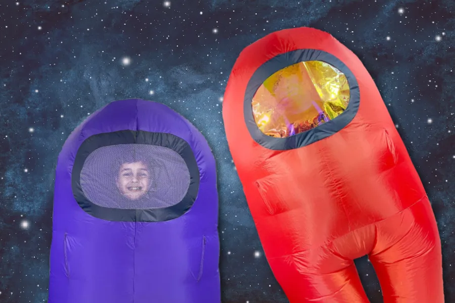 There’s an official Among Us costume out for Halloween. Sus! Sus!