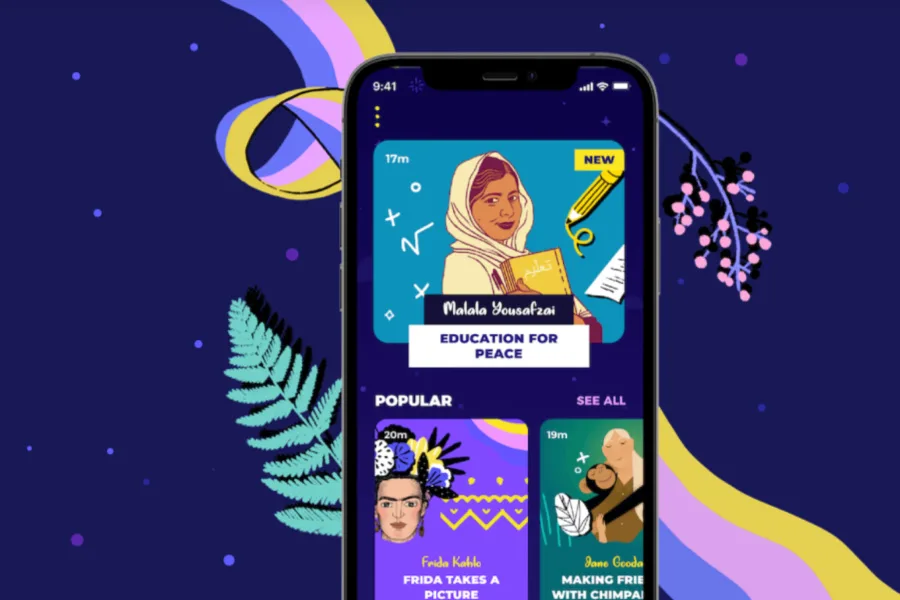 The new Rebel Girls app puts kids’ favorite inspiring women right in their earbuds