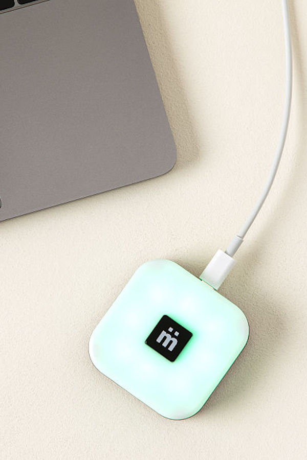 Quiet on the set! Give them peace for their Zoom calls with this mute button at Uncommon Goods