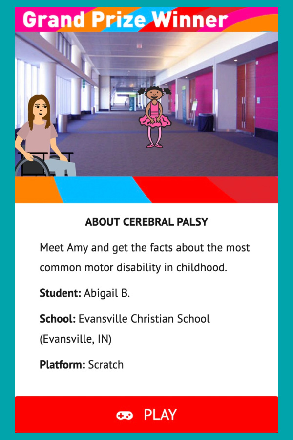 The Games for Change G4C Grand Prize Winner: About Cerebral Palsy The Games for Change G4C Grand Prize Winner: About Cerebral Palsy