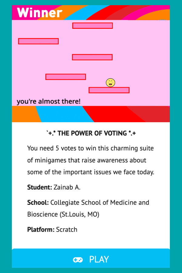 G4C Winner: The Power of Voting G4C Winner: The Power of Voting
