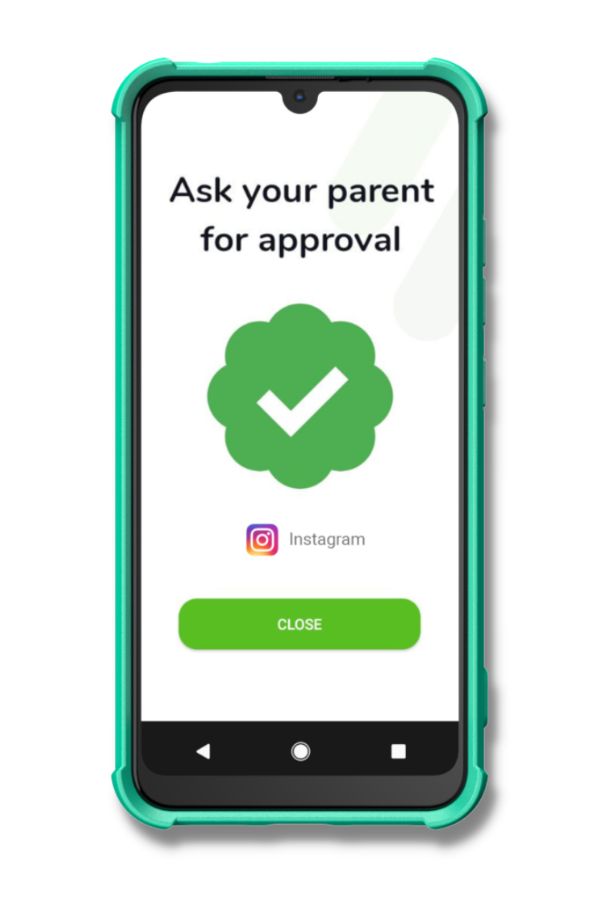 Teracube Thrive phone for kids requires parental approval to download apps. Teracube Thrive phone for kids requires parental approval to download apps.