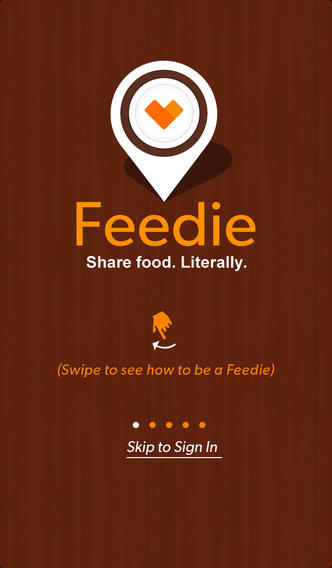 The Feedie app helps you feed the hungry while feeding yourself