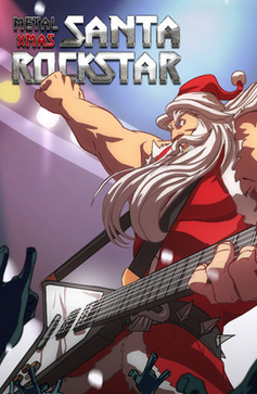 Rockin’ around the Christmas tree with Santa Rockstar (really)