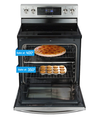 Samsung Flex Duo Oven – It’s two, two, two ovens in one.
