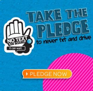 Stopping texting and driving with a simple pledge: “It can wait.”