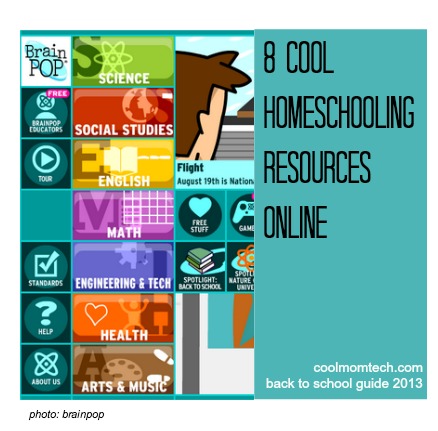 Cool homeschooling resources online, that aren’t just for homeschoolers: Back to School Tech Guide 2013