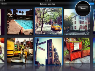 Instagram pics, Facebook pics, iPhoto pics and more, all in one happy place.