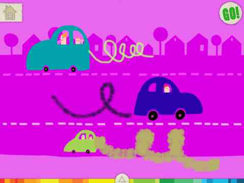 A free coloring app for kids to let them Squiggle themselves silly.