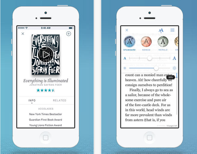 Oyster ereader subscription: Like a Netflix for books only this time for real.