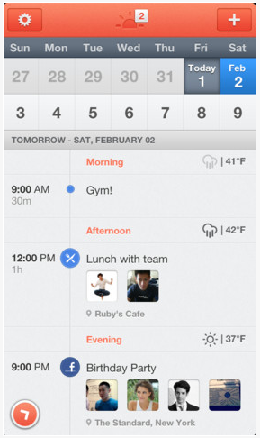 A free calendar app for iPhone to help parents organize your lives. A little. Maybe?
