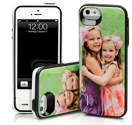 The coolest battery charging case. Because it has your custom photo on it.