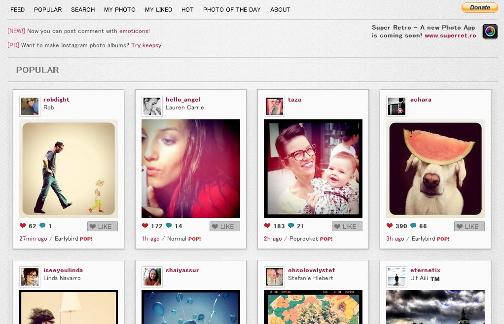 Webstagram makes Instagram users very happy indeed