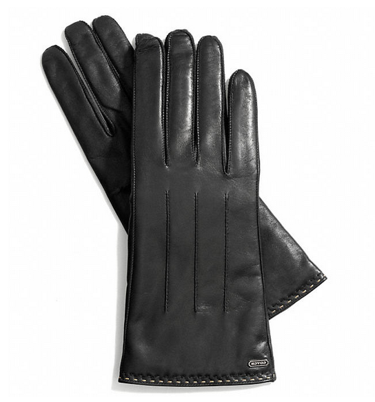 Best tech accessories: Coach touch-screen leather gloves | Cool Mom Tech