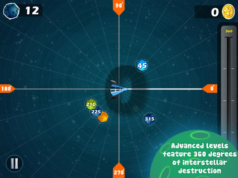 Angle Asteroids Math app for kids by Sylvan Play | Cool Mom Tech
