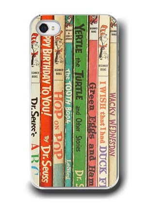 Dr Seuss vintage book iPhone case. Love!