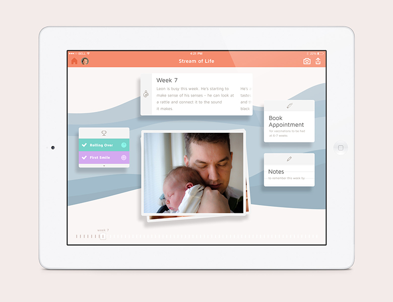 Cool newborn app Baby Bundle does everything for new parents but change diapers.