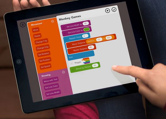 Hopscotch app for iPad is a wonderfully fun way to teach kids coding.